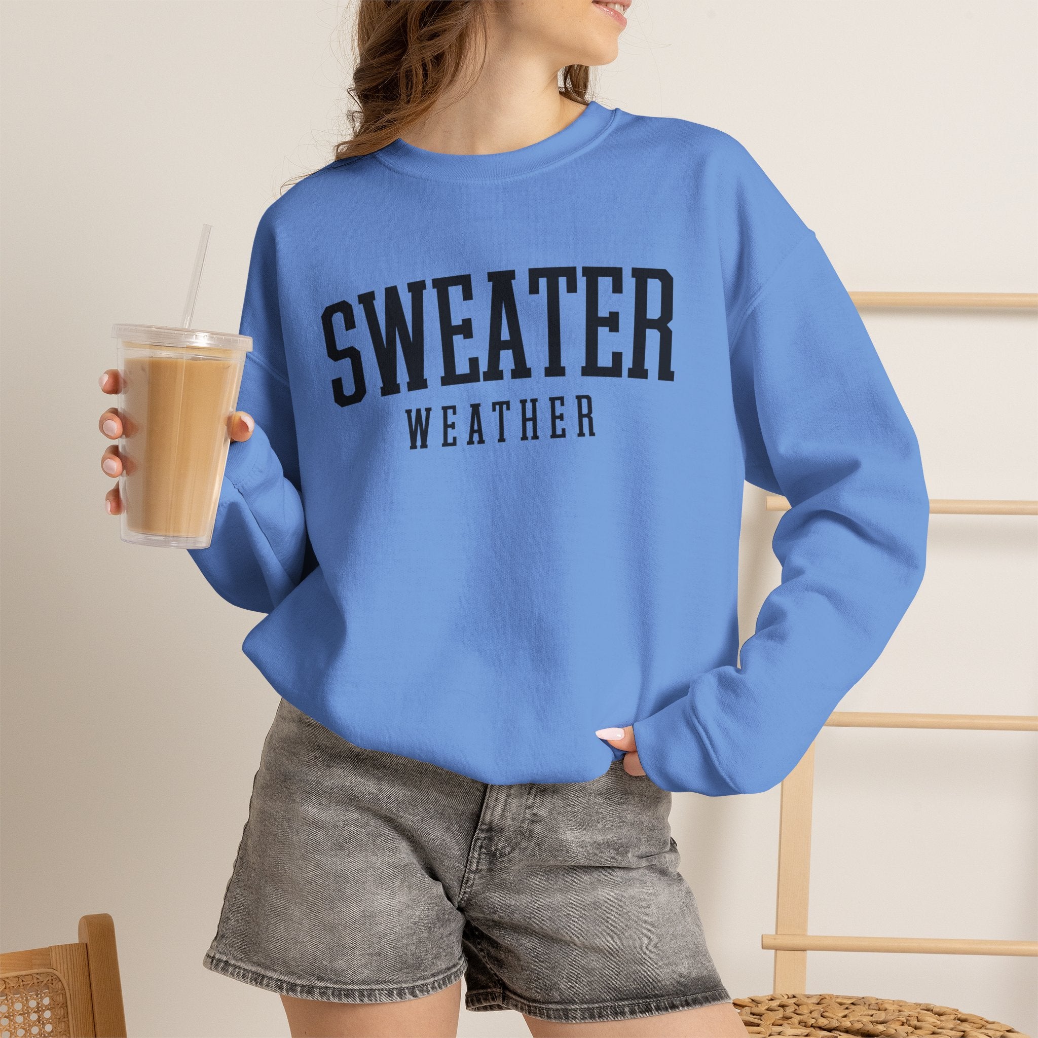 Sweater Weather Crewneck Sweatshirt – Cozy Fall Pullover
