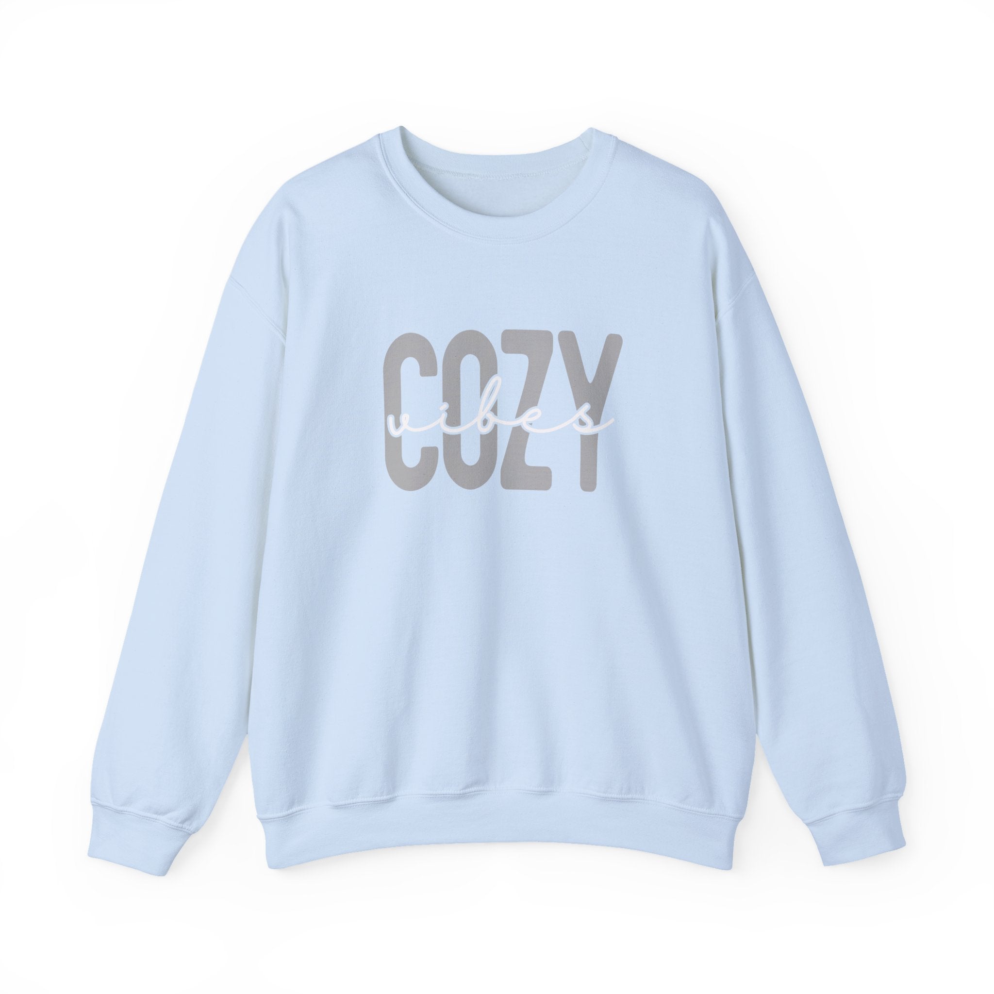 Cozy Crewneck Sweatshirt – 'COZY' Graphic Pullover for Relaxing & Loungewear