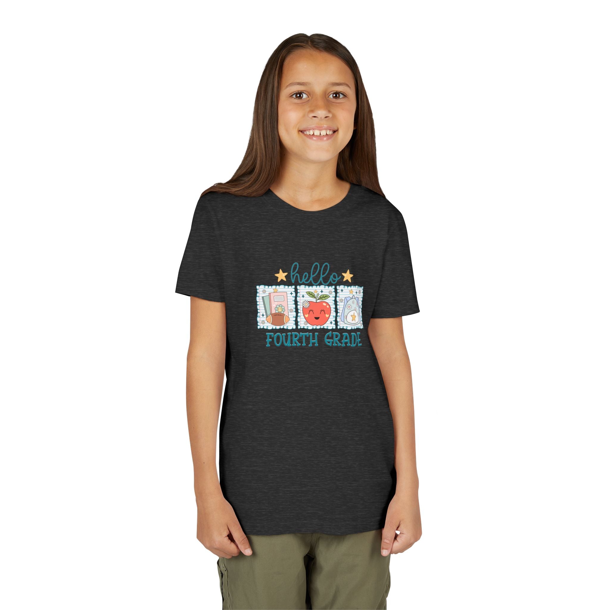 Hello Fourth Grade Tee - Youth
