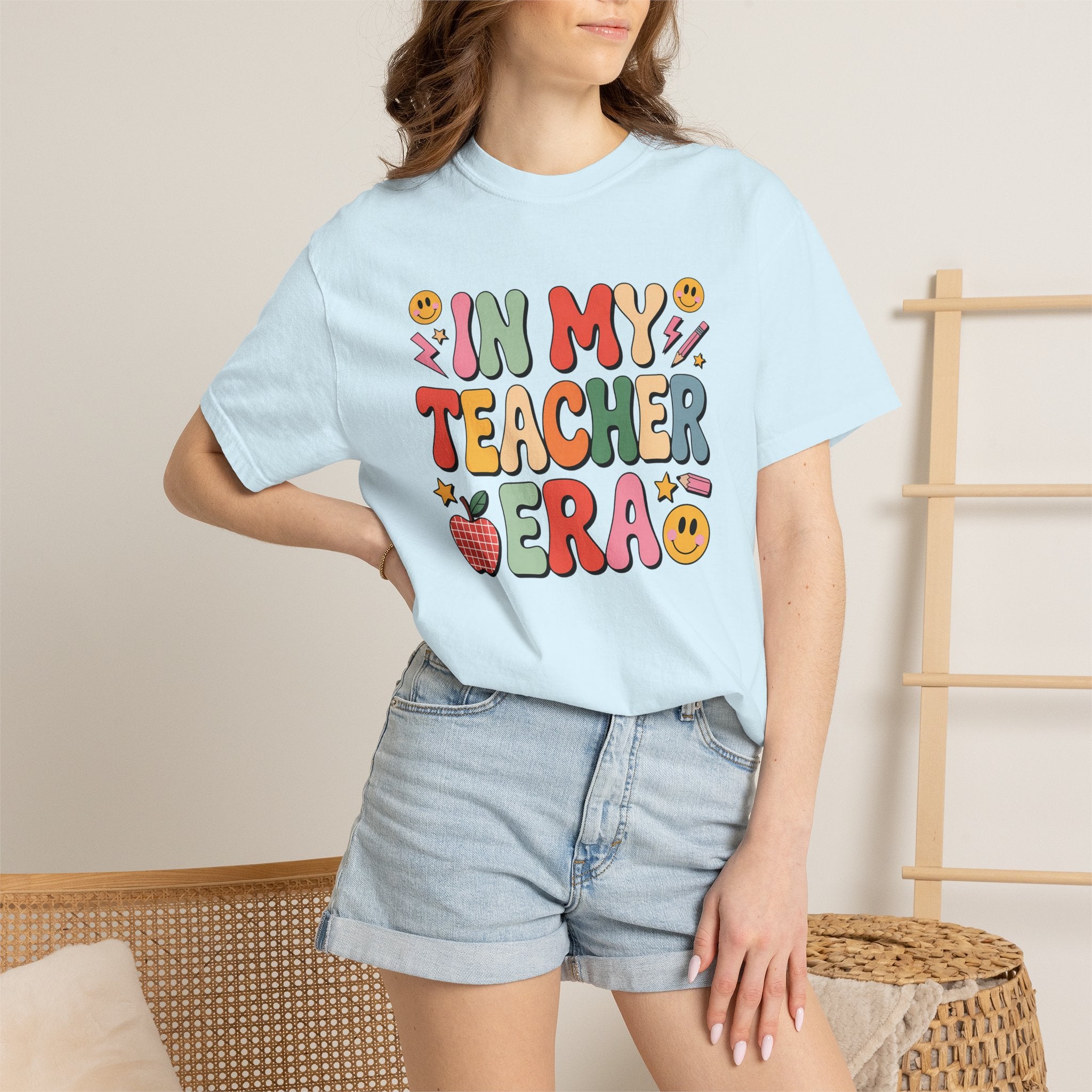 Teacher Era T-Shirt — Cute Retro "In My Teacher Era" Graphic Tee for Educators