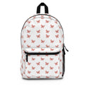 Butterfly Pattern Backpack – Pink Floral Kids School Bag