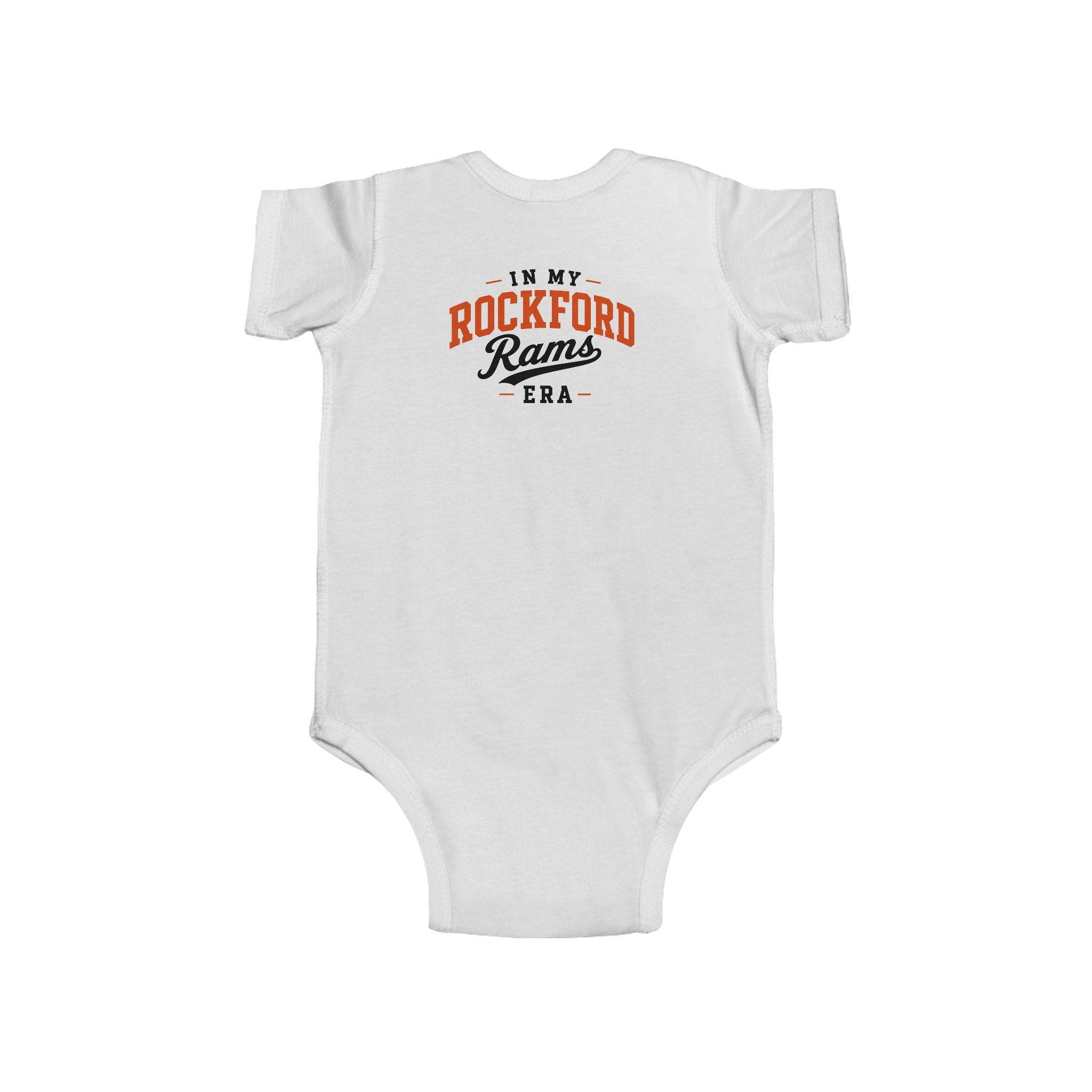 Infant Bodysuit — Rockford Rams 'R' Team Baby Onesie (In My Rockford Rams Era)