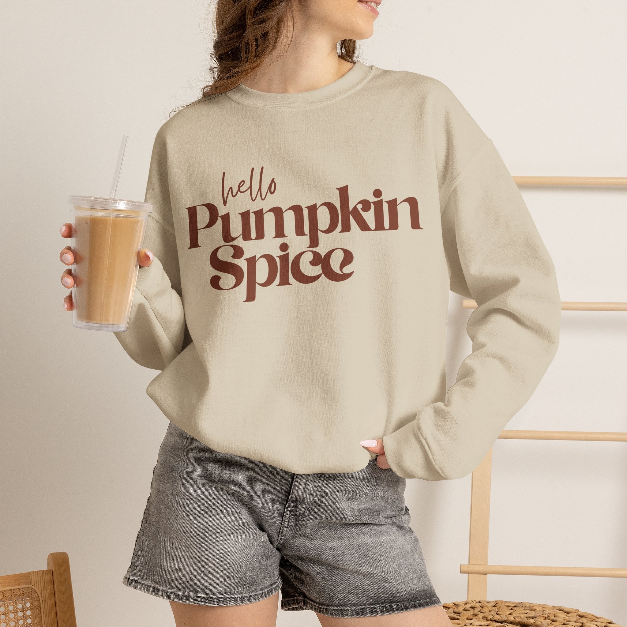 Hello Pumpkin Spice Crewneck