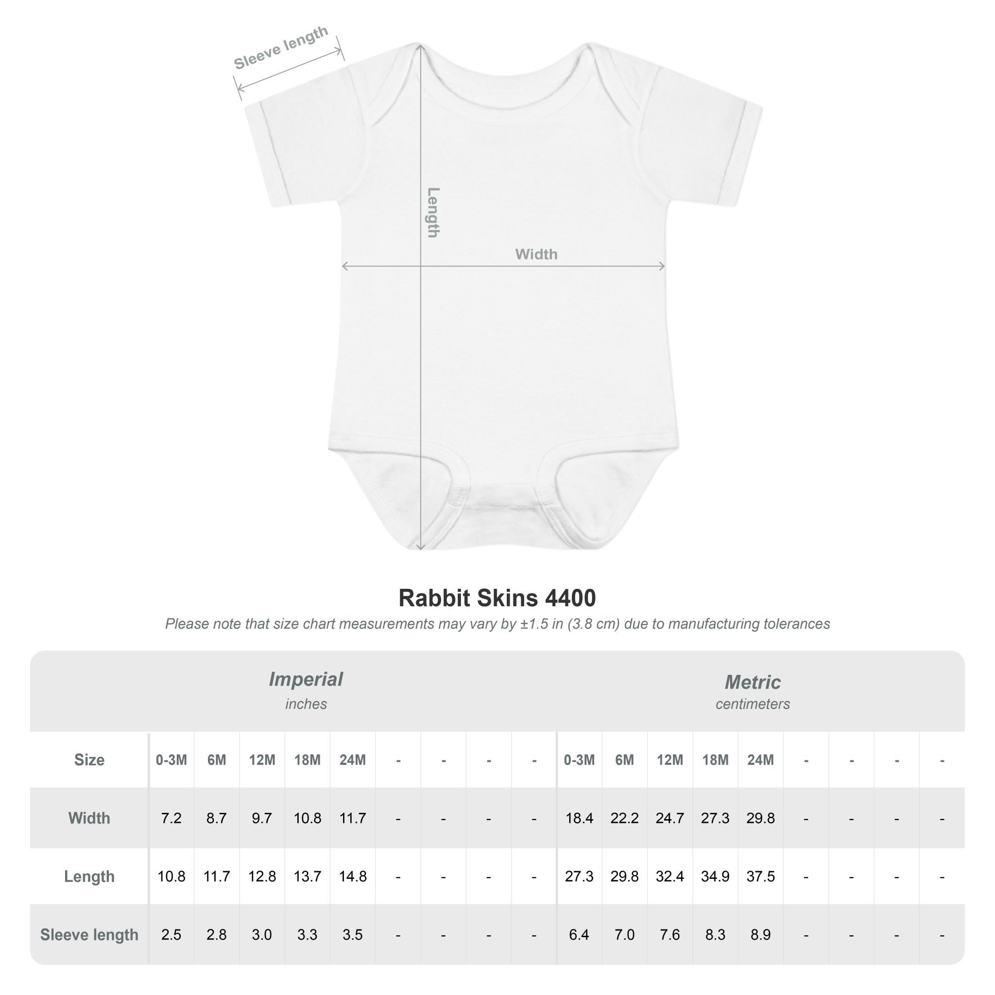 Infant Bodysuit - "Oh My Stars" Patriotic Baby One-Piece