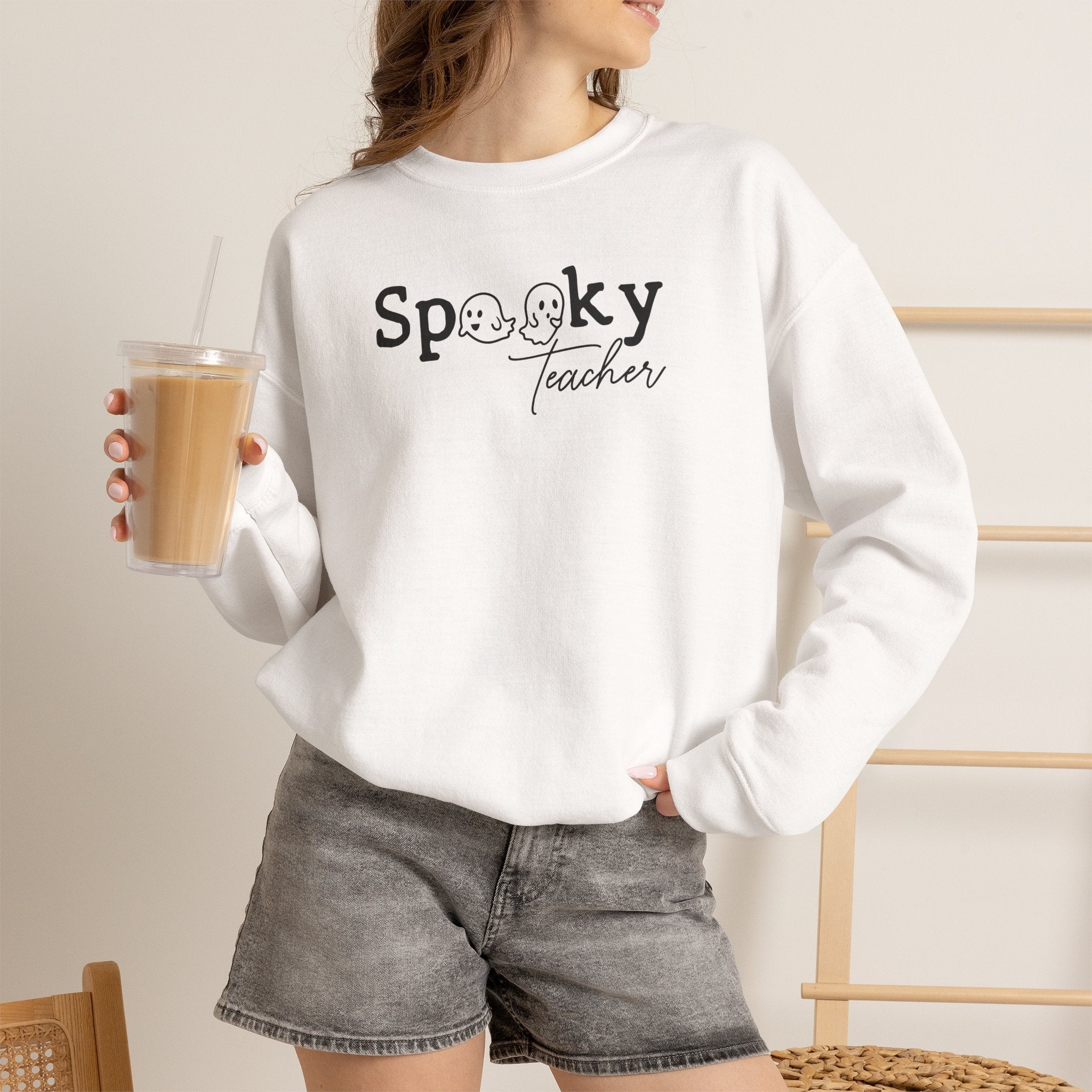 Spooky Teacher Crewneck Sweatshirt