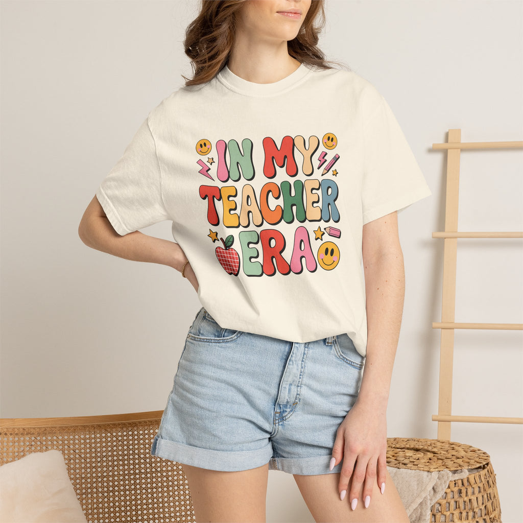 Teacher Era T-Shirt — Cute Retro "In My Teacher Era" Graphic Tee for Educators