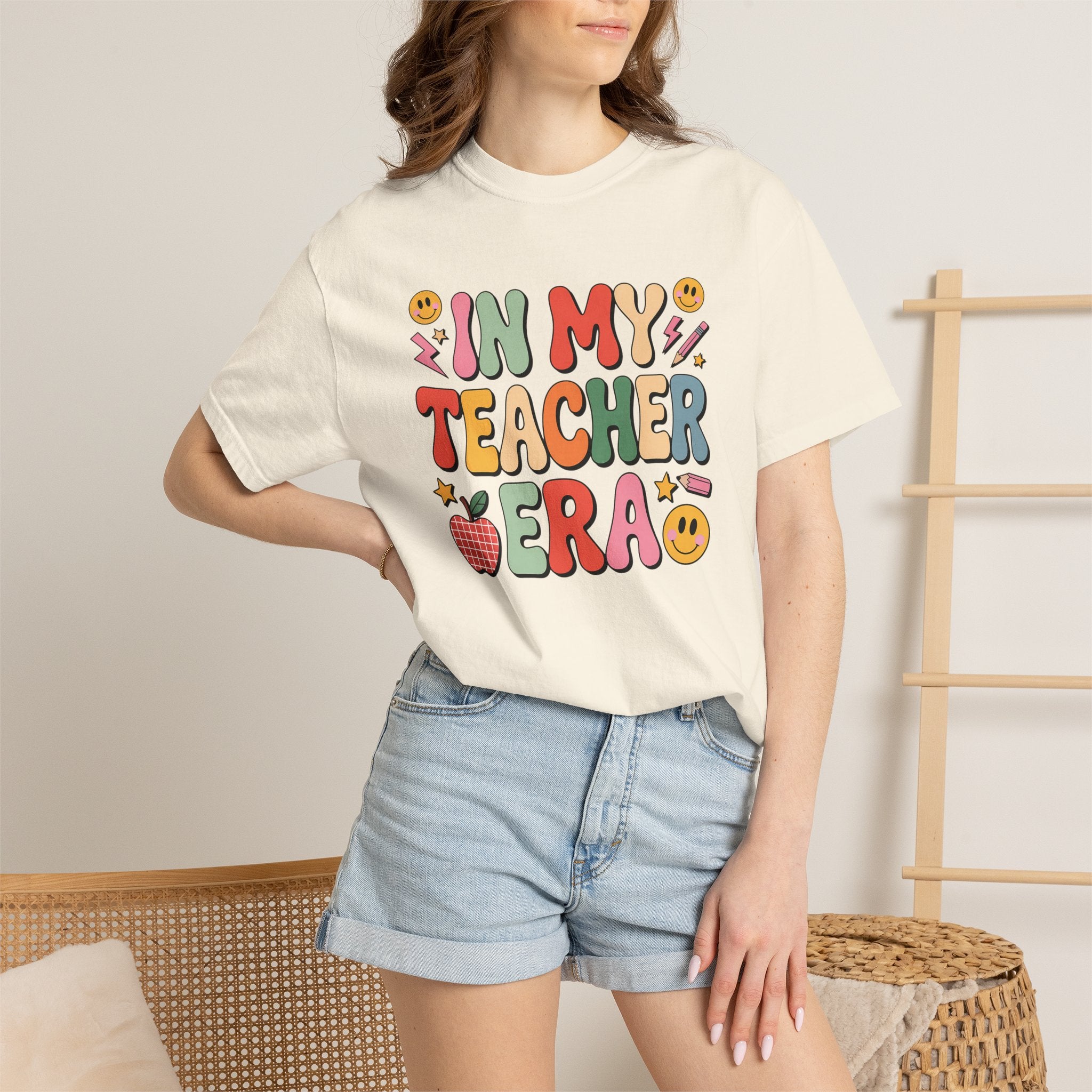 Teacher Era T-Shirt — Cute Retro "In My Teacher Era" Graphic Tee for Educators