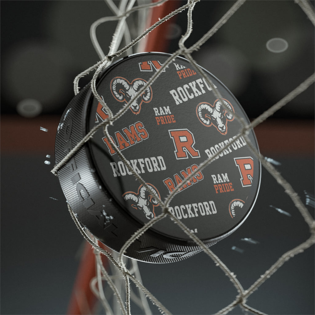 Rockford Rams Hockey Puck