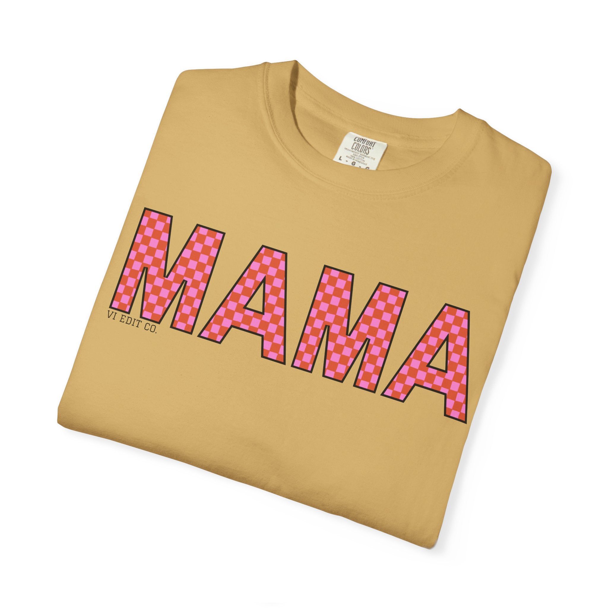 MAMA floral applique T-shirt | Mama graphic tee
