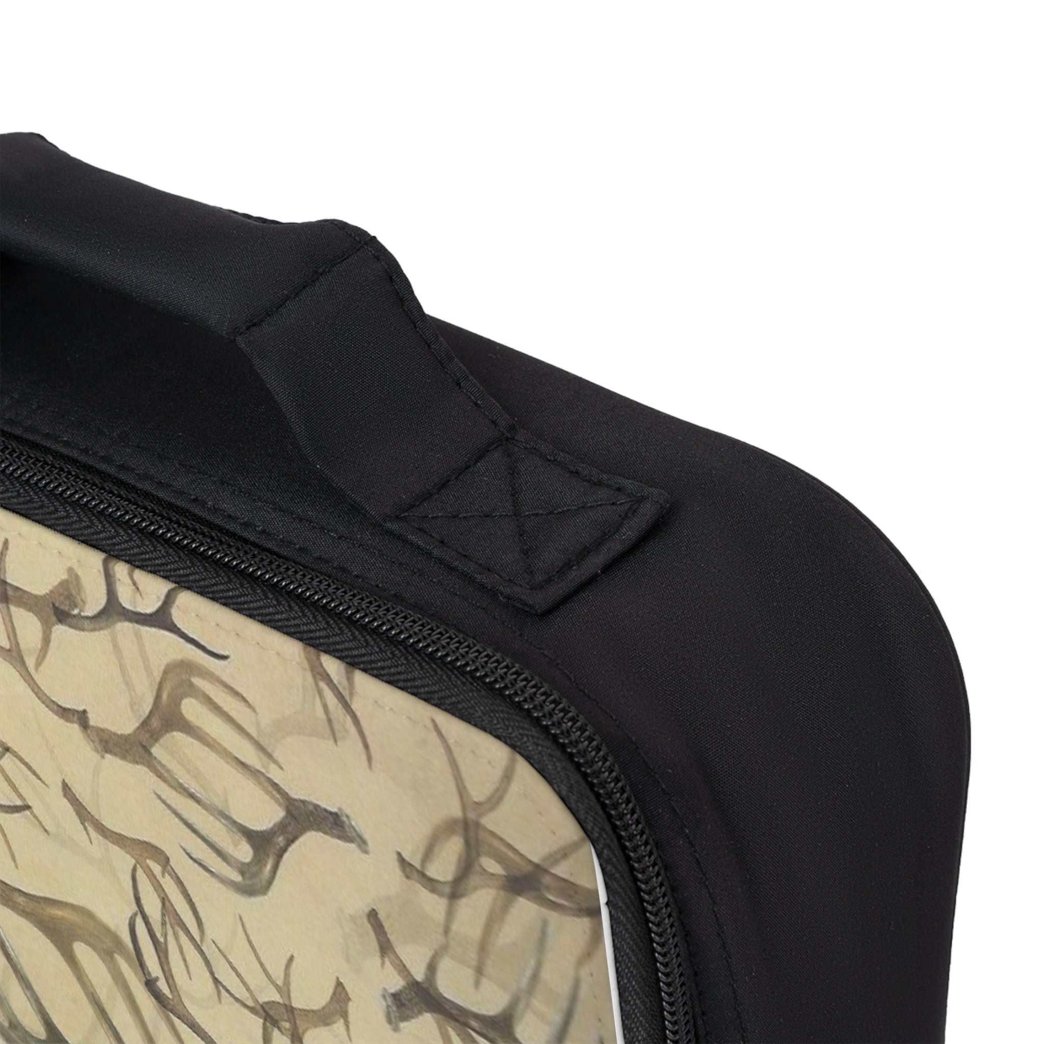 Lunch Bag — Neutral Abstract Deer Pattern Insulated Kids & Adult Bento Cooler
