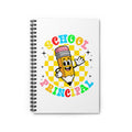 School Principal Spiral Notebook - Cute Pencil Design, Back-to-School Gift