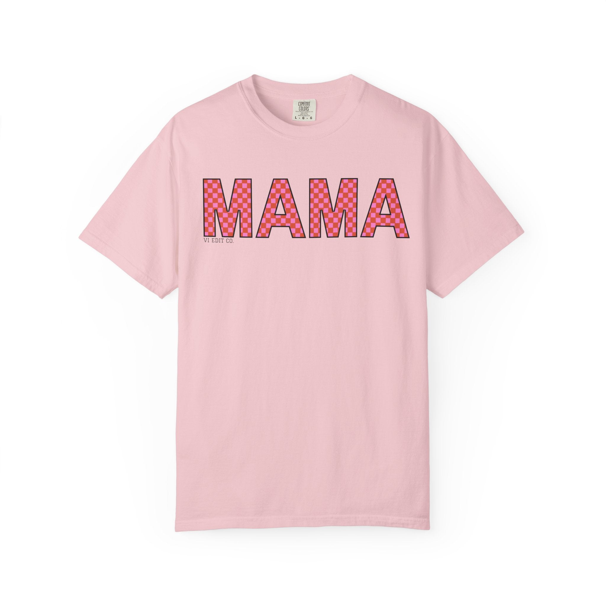 MAMA floral applique T-shirt | Mama graphic tee