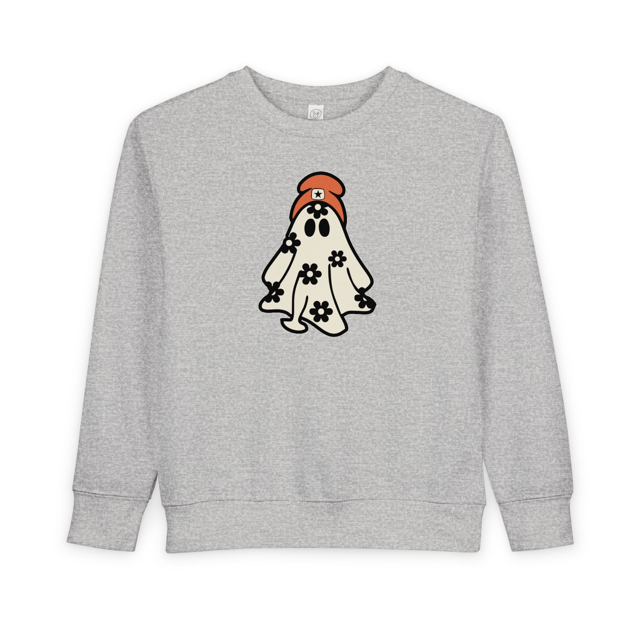 Toddler Flower Ghost Crewneck