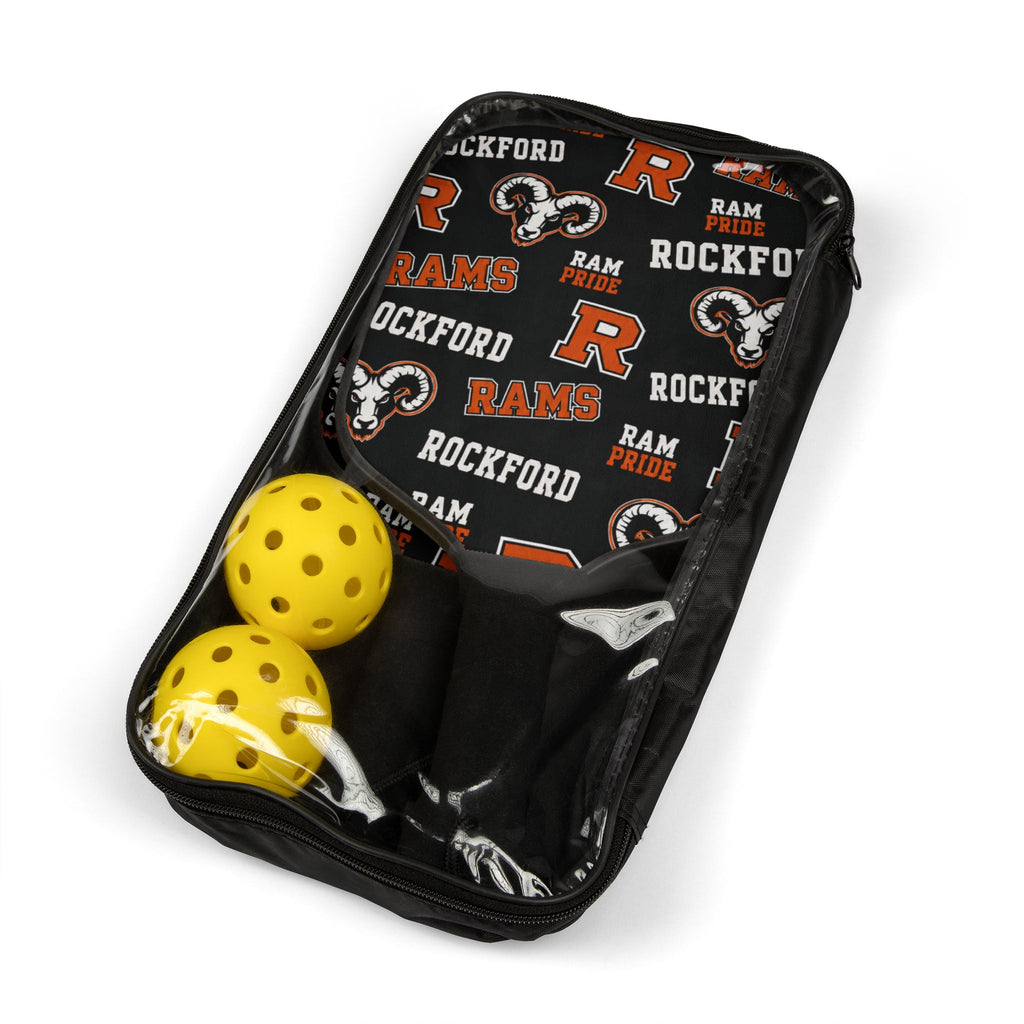 Rockford Rams Pickleball Paddles & Balls Set