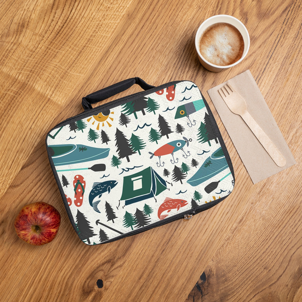 Camping Pattern Lunch Box