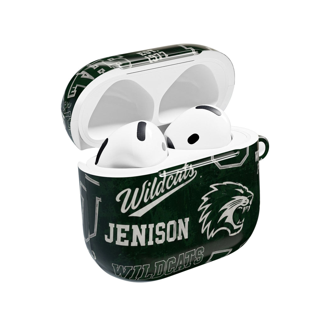 Wildcats Jenison AirPod Case – Green School Spirit Protective Cover