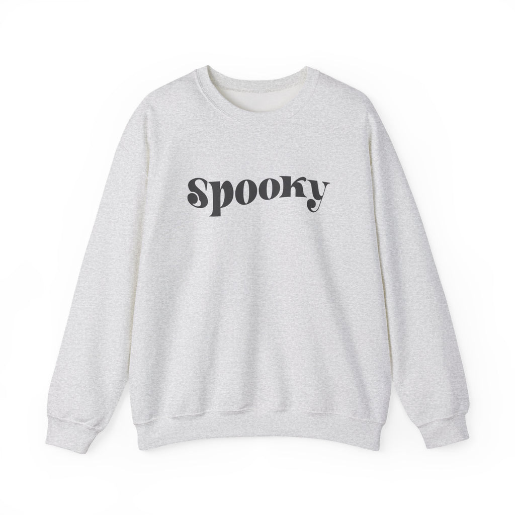 Spooky Crewneck Sweatshirt — Minimal Halloween Pullover