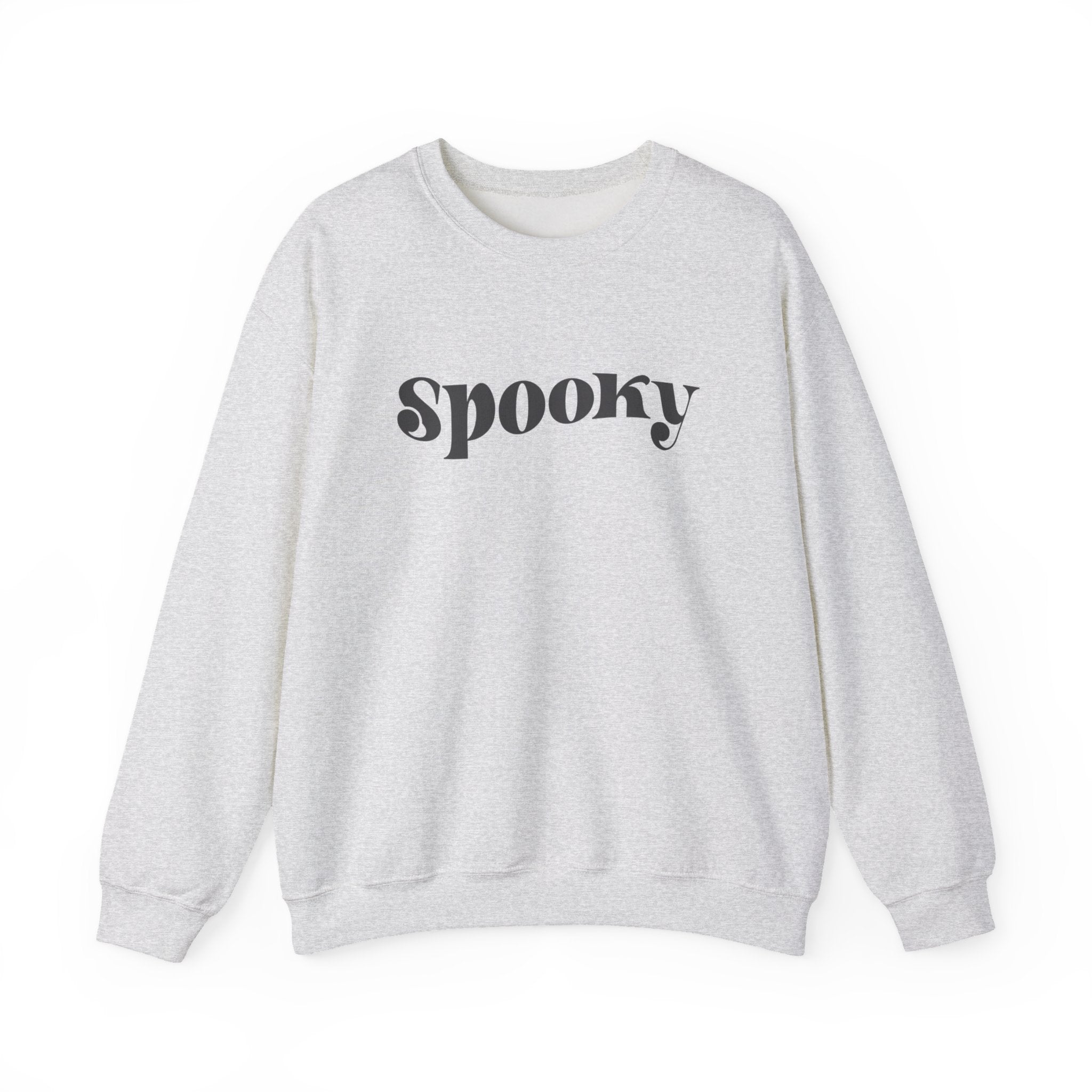 Spooky Crewneck Sweatshirt — Minimal Halloween Pullover