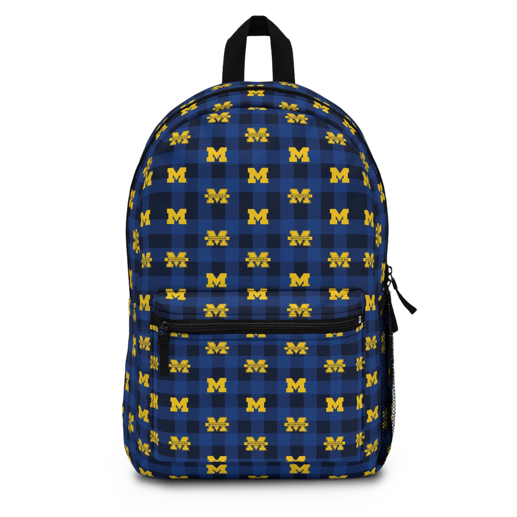 Michigan Wolverines Plaid Backpack