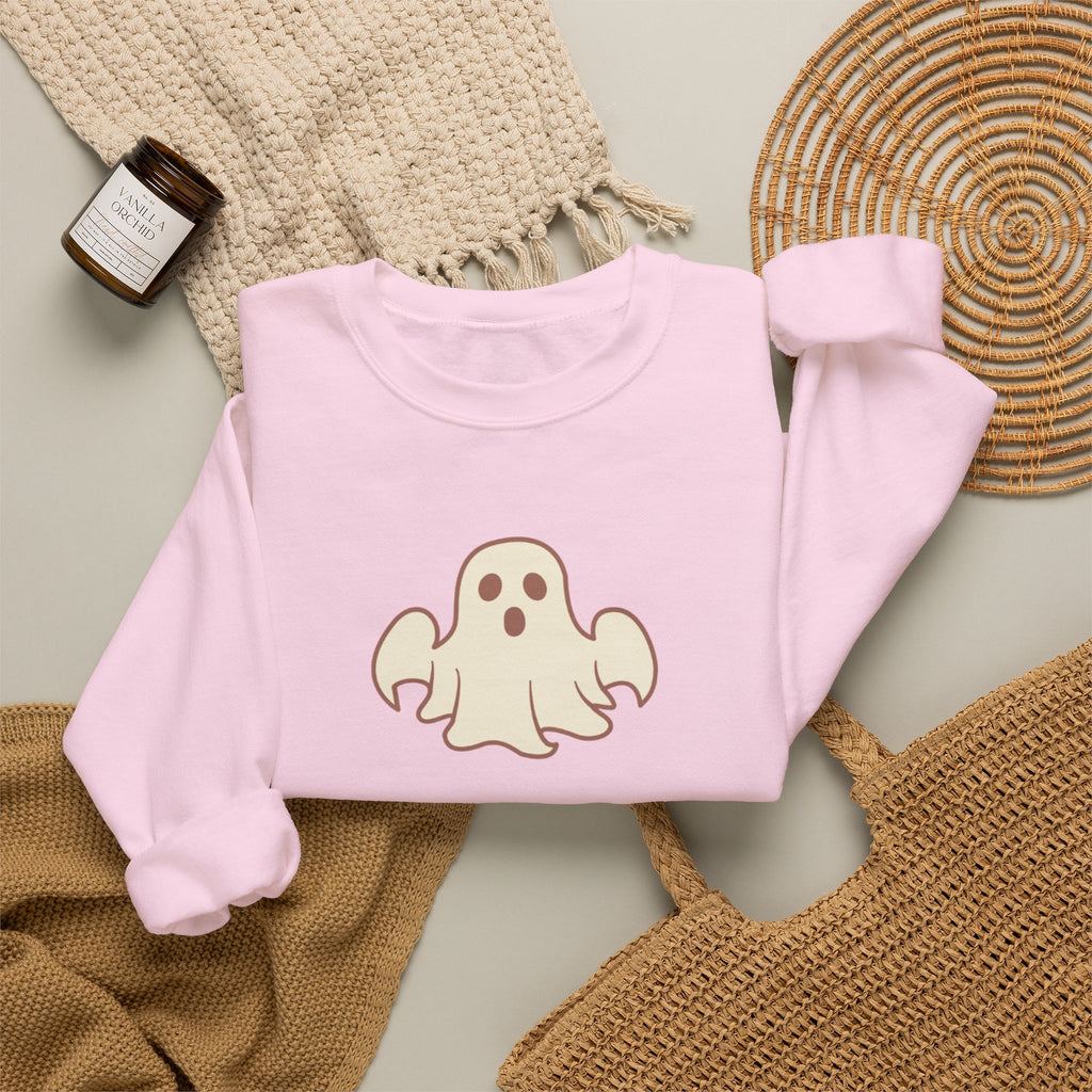 Ghost Graphic Sweatshirt — Cute Halloween Crewneck