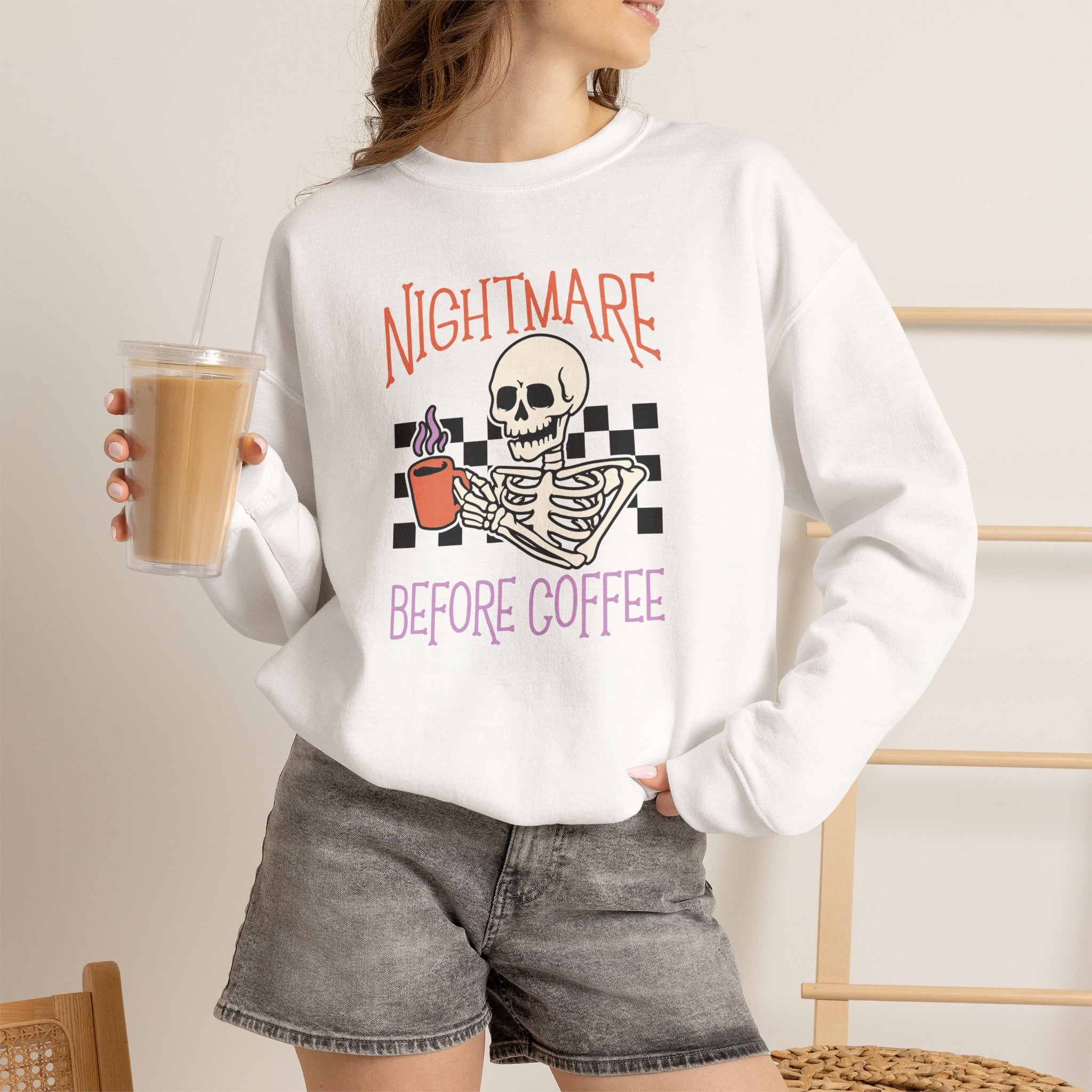 Nightmare Before Coffee Crewneck