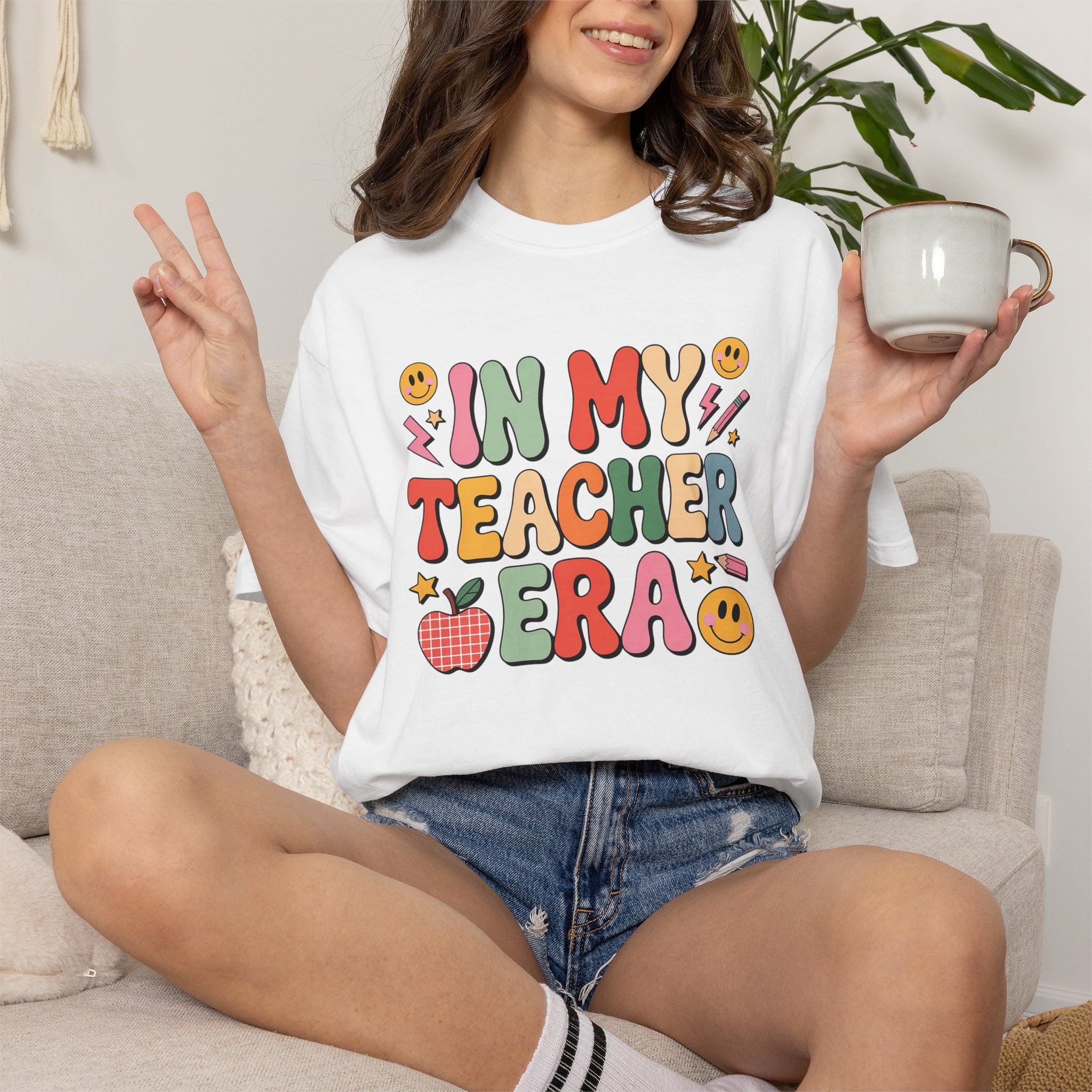 Teacher Era T-Shirt — Cute Retro "In My Teacher Era" Graphic Tee for Educators