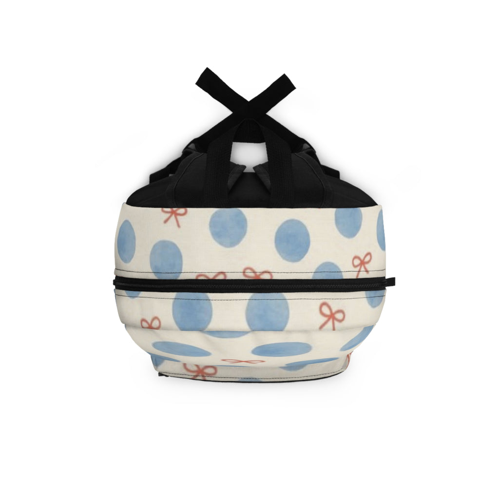 Polka Dot Bow Backpack