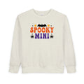 Spooky Mini Toddler Sweatshirt — Halloween Bat & Spider Kids Pullover