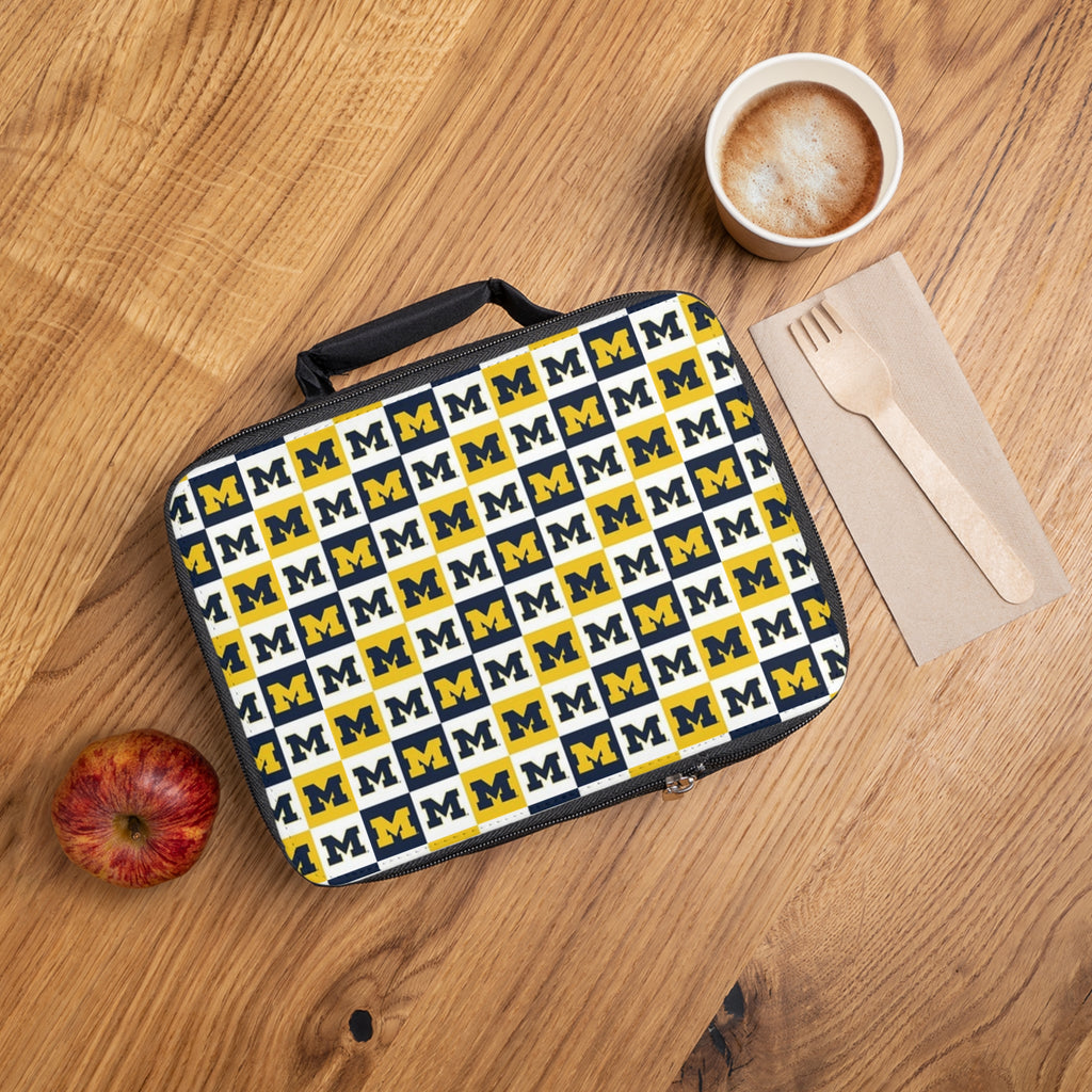 Michigan Pattern Lunch Box