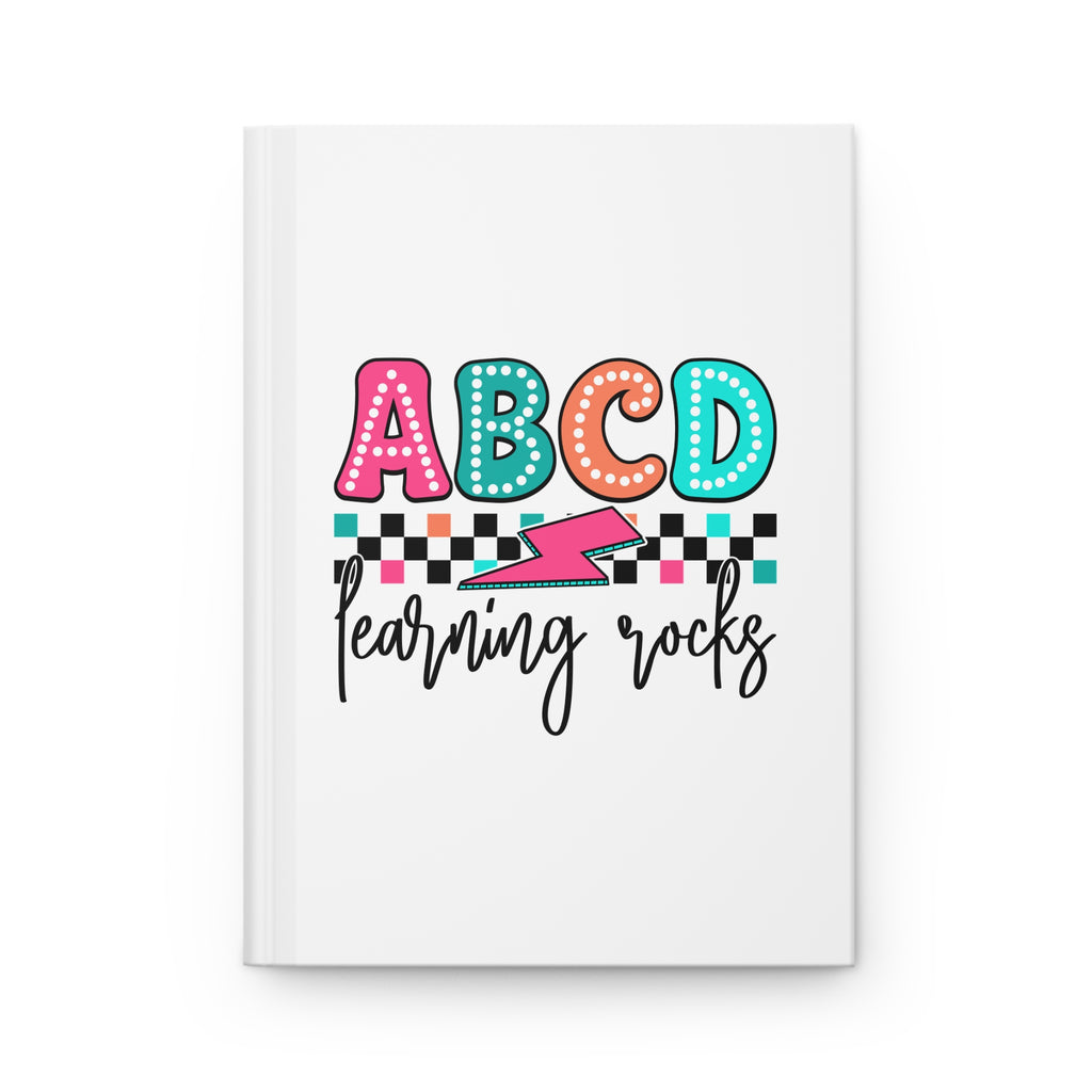 ABC D Learning Rocks Hardcover Journal — Kids Alphabet Notebook for Back to School
