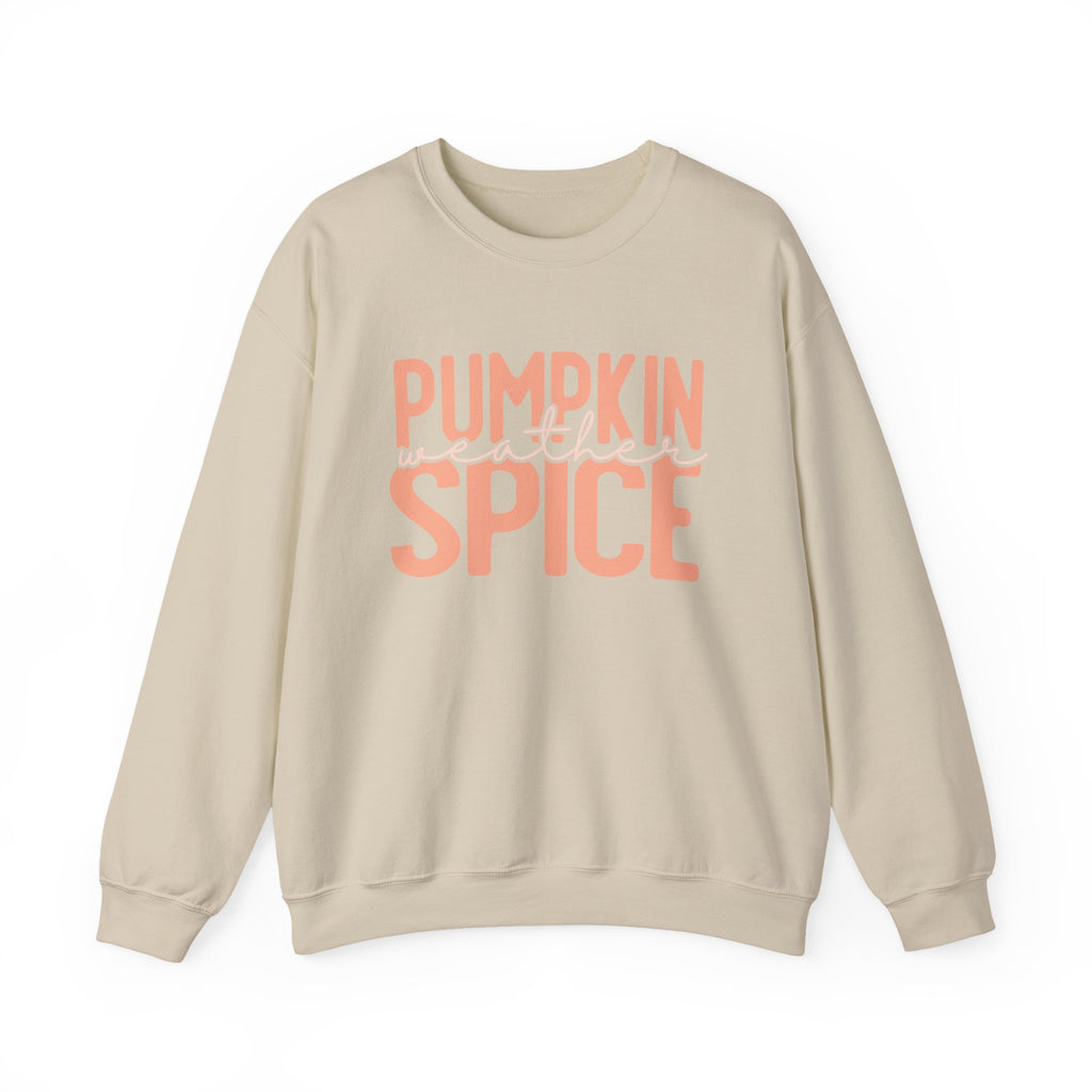 Pumpkin Spice Crewneck Sweatshirt — Cozy Fall Pullover