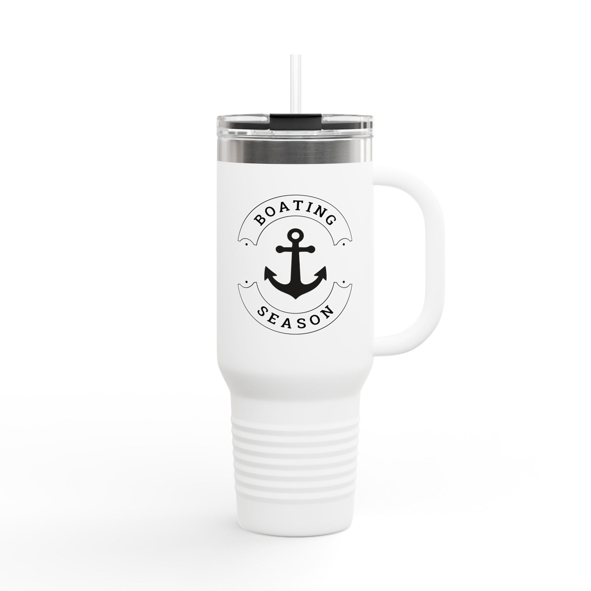 Boating Season 40oz Insulated Travel Mug — Anchor Nautical Tumbler
