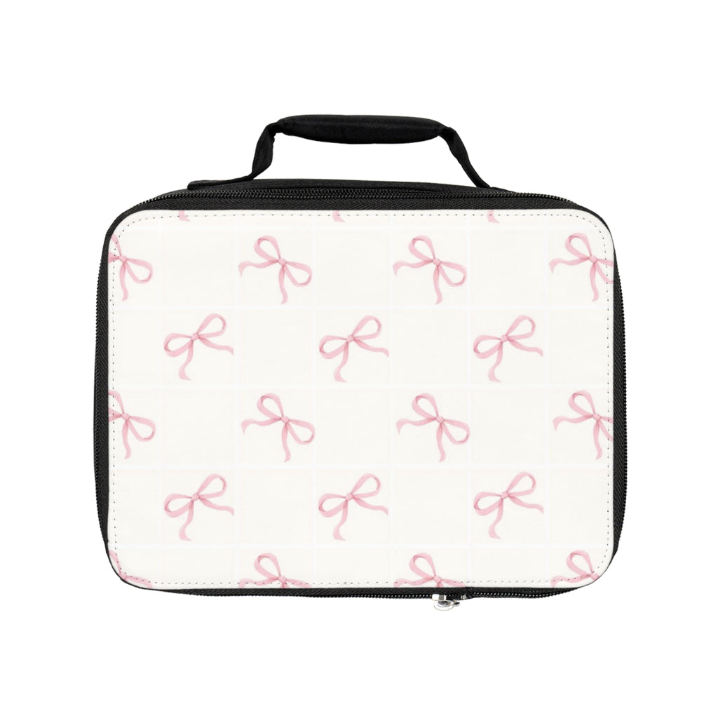 Lunch Bag - Pink Bow Pattern Insulated Kids’ Lunchbox