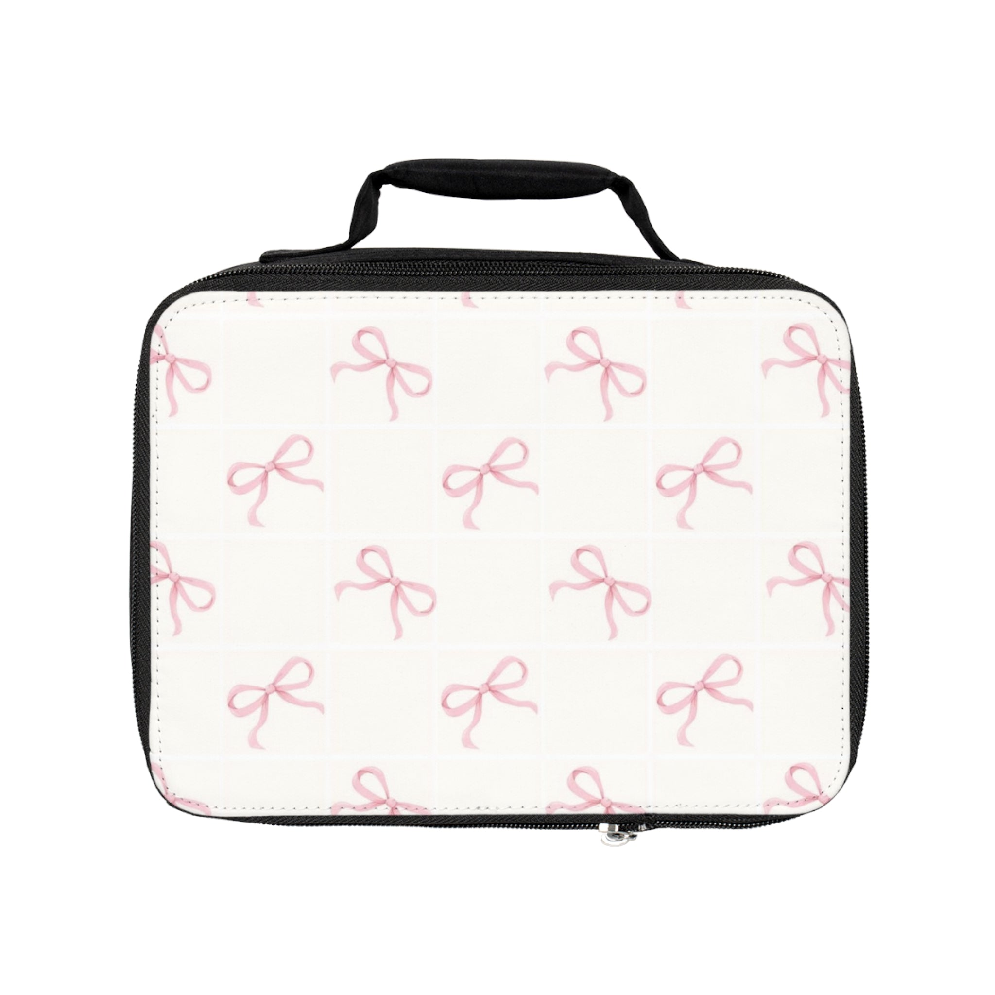 Lunch Bag - Pink Bow Pattern Insulated Kids’ Lunchbox