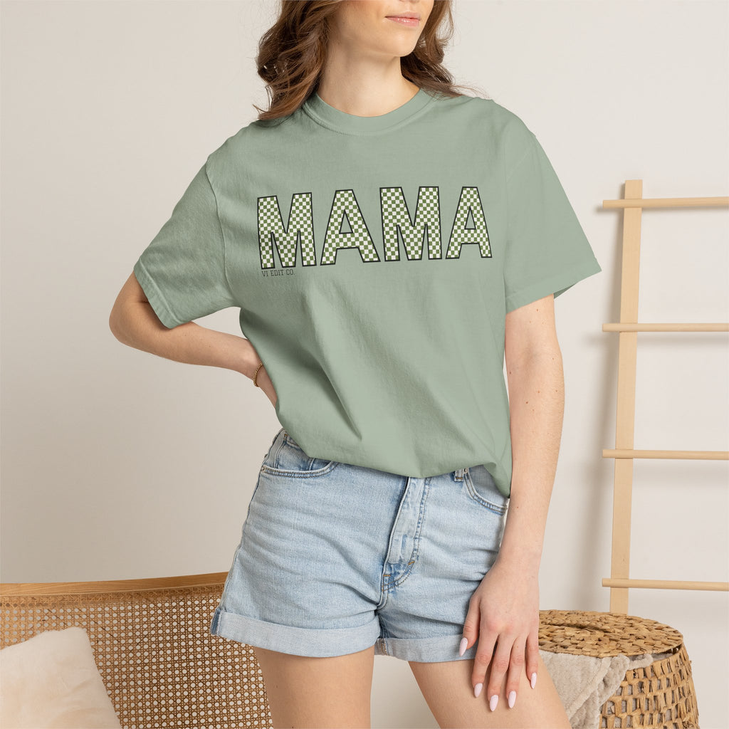 MAMA Chevron Letters T-Shirt | Mama Typography Tee