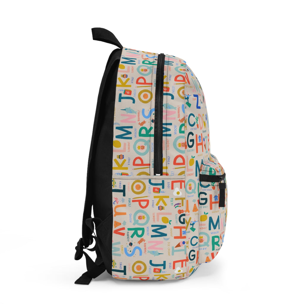 Alphabet Backpack