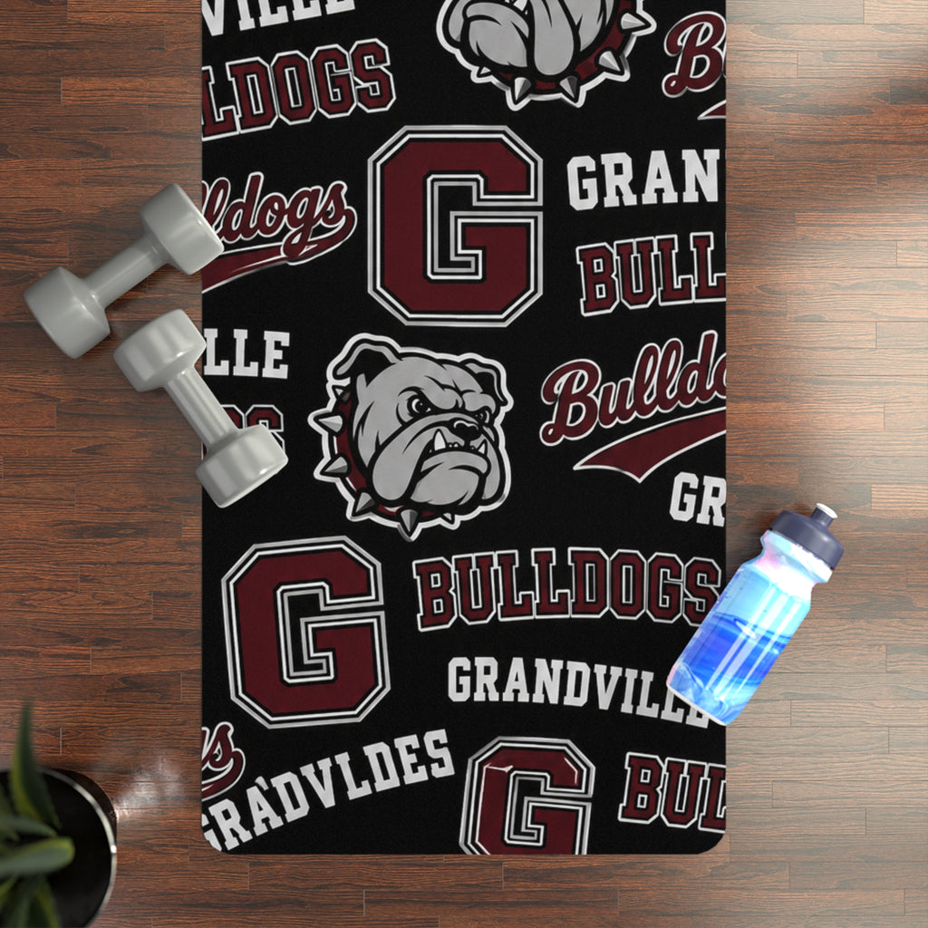 Grandville Bulldogs Rubber Yoga Mat