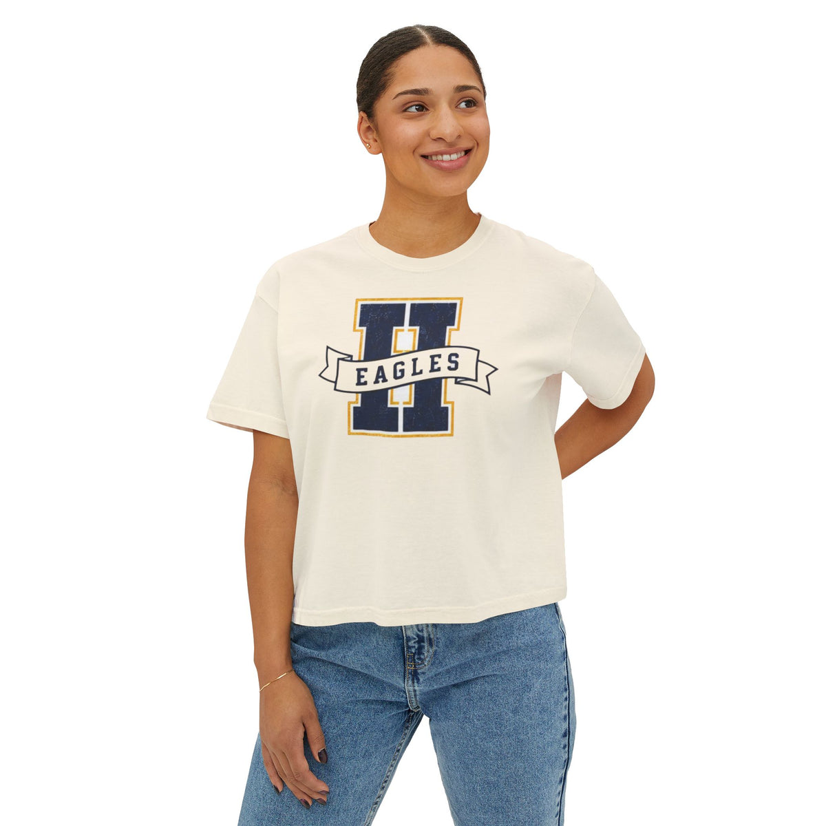Eagles H Letter Boxy Tee