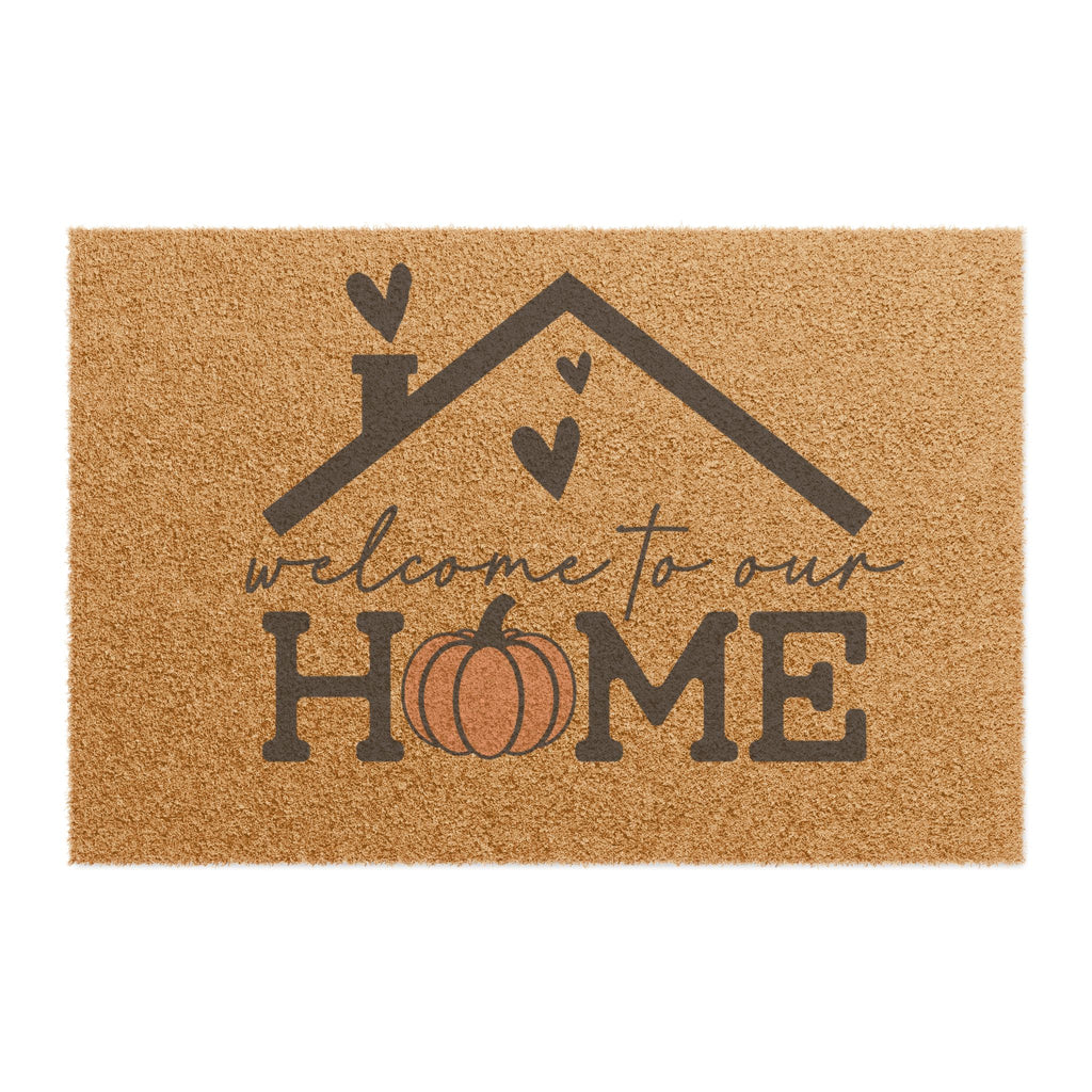 Welcome To Our Home Pumpkin Doormat