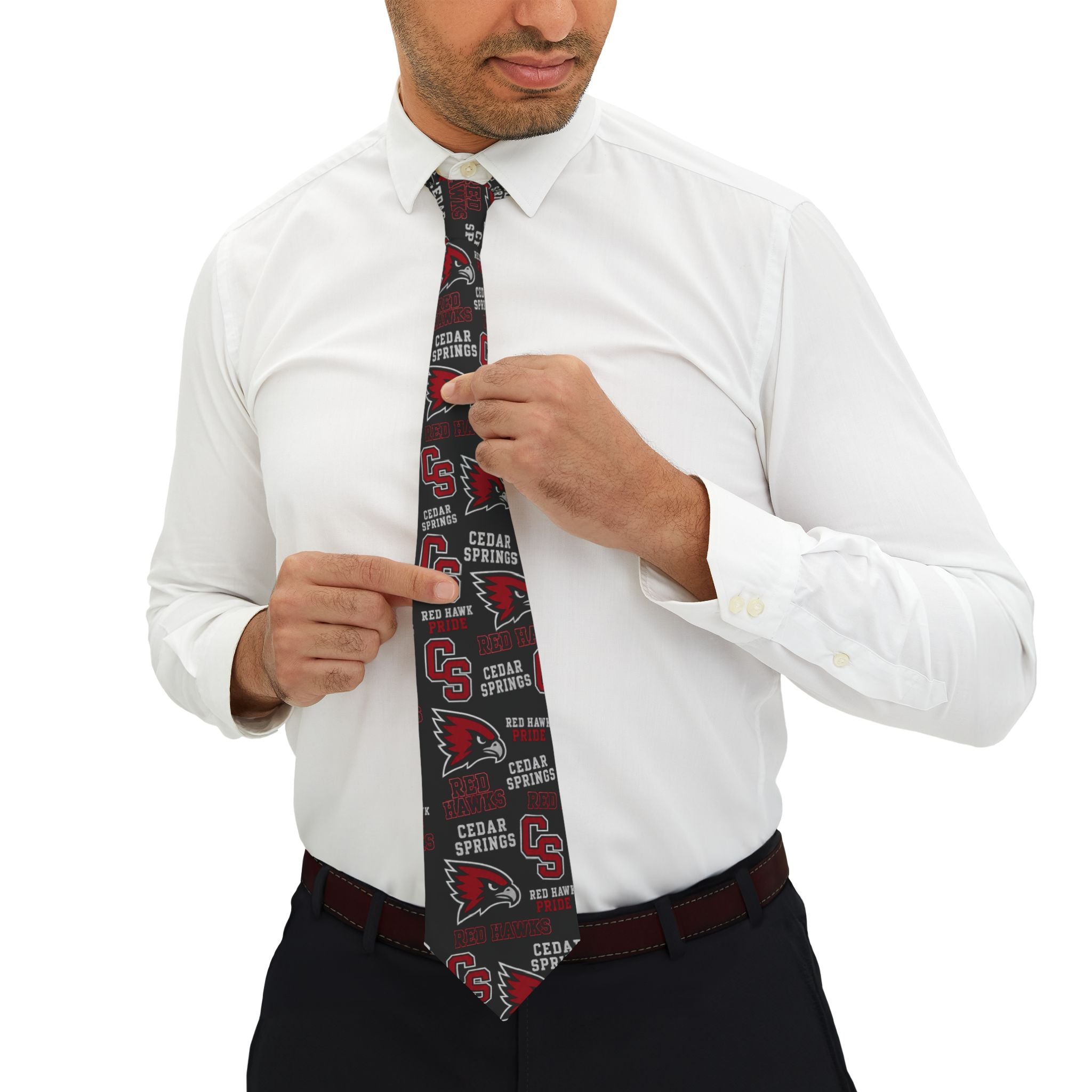 Cedar Springs Red Hawks Necktie
