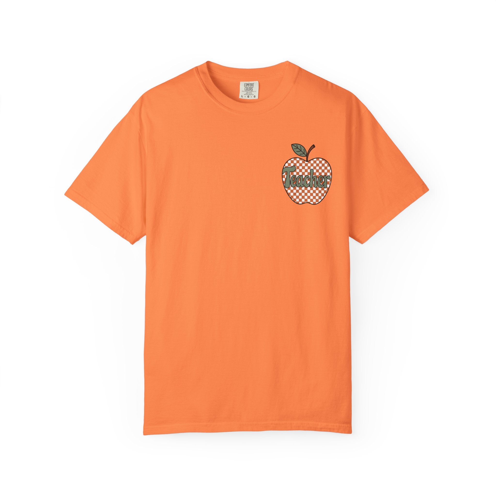 Apple Checkerboard Graphic T-Shirt