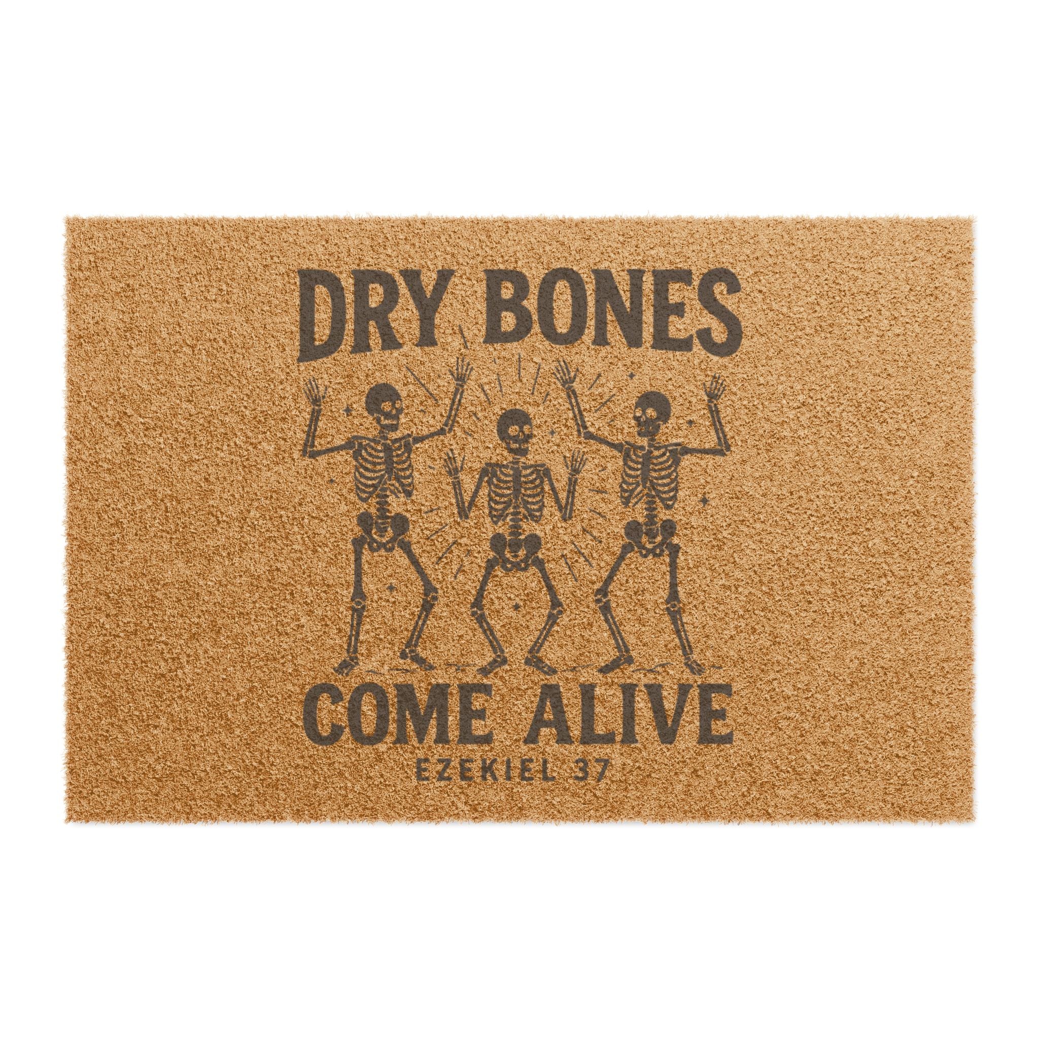 Dry Bones Come Alive Welcome Mat