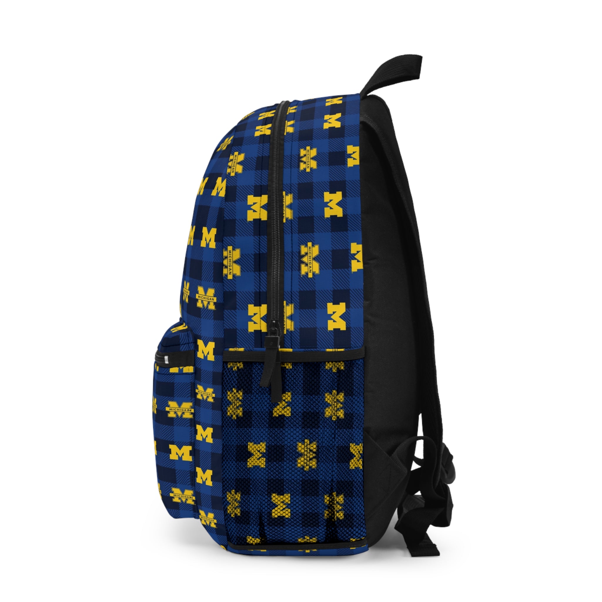 Michigan Wolverines Plaid Backpack