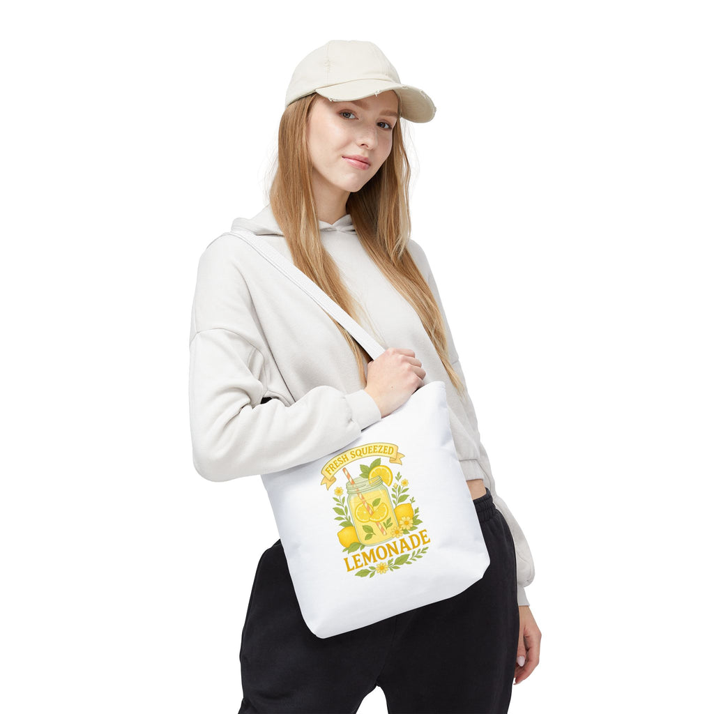 Lemonade Tote Bag — Fresh Squeezed Vintage Citrus Market Bag