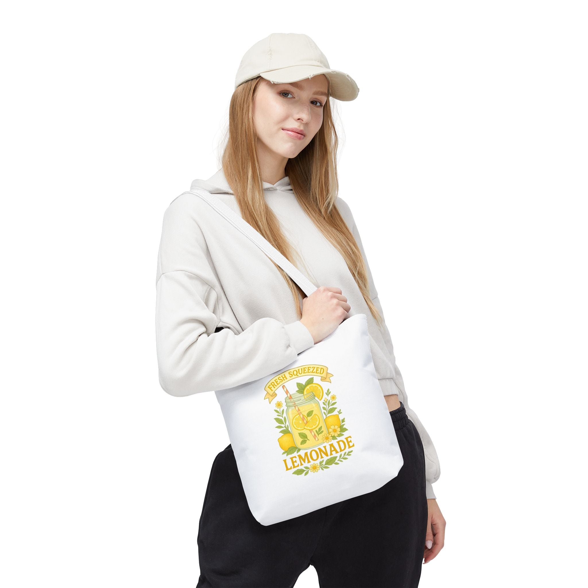 Lemonade Tote Bag — Fresh Squeezed Vintage Citrus Market Bag
