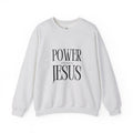 Power Jesus typography sweatshirt | Faith Christian crewneck