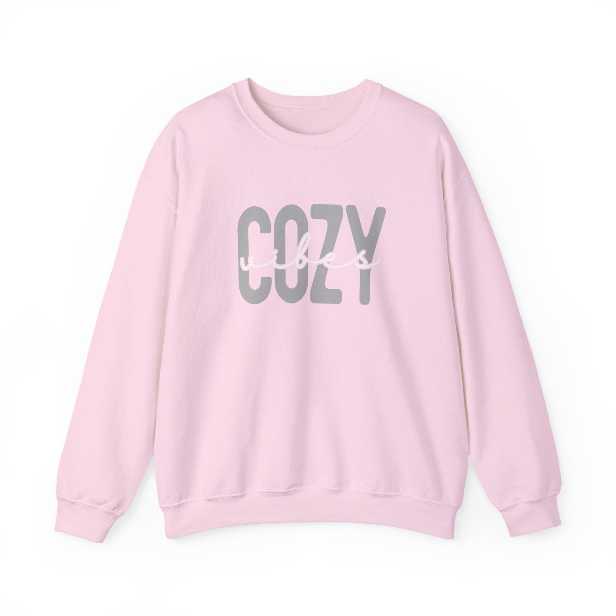 Cozy Crewneck Sweatshirt – 'COZY' Graphic Pullover for Relaxing & Loungewear