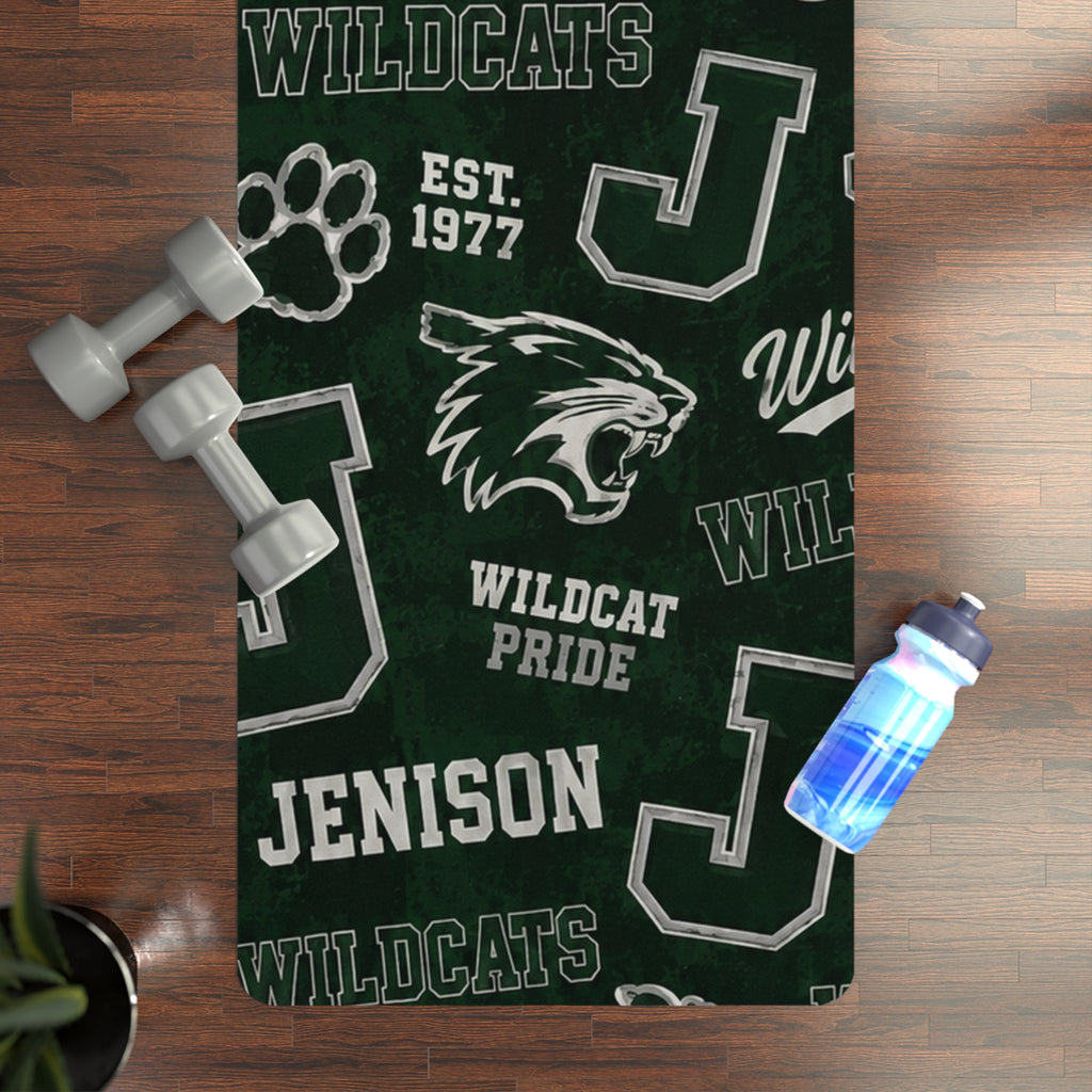 Jenison Wildcats Rubber Yoga Mat
