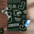 Jenison Wildcats Rubber Yoga Mat