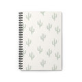 Cactus Pattern Spiral Notebook – Ruled Journal for Notes & Planning
